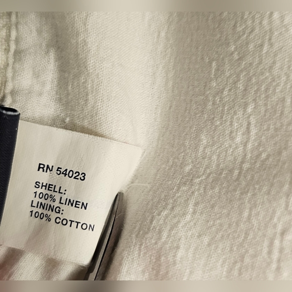 [GAP] Boho Linen Skirt Fitted Top & flowy bottom ☆ Off White Light pattern - Picture 8 of 15